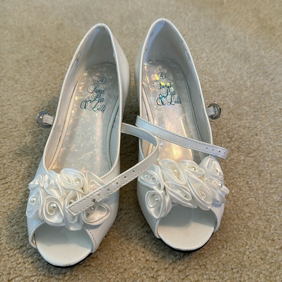 Sweet Pea Other - White kitten heal shoes